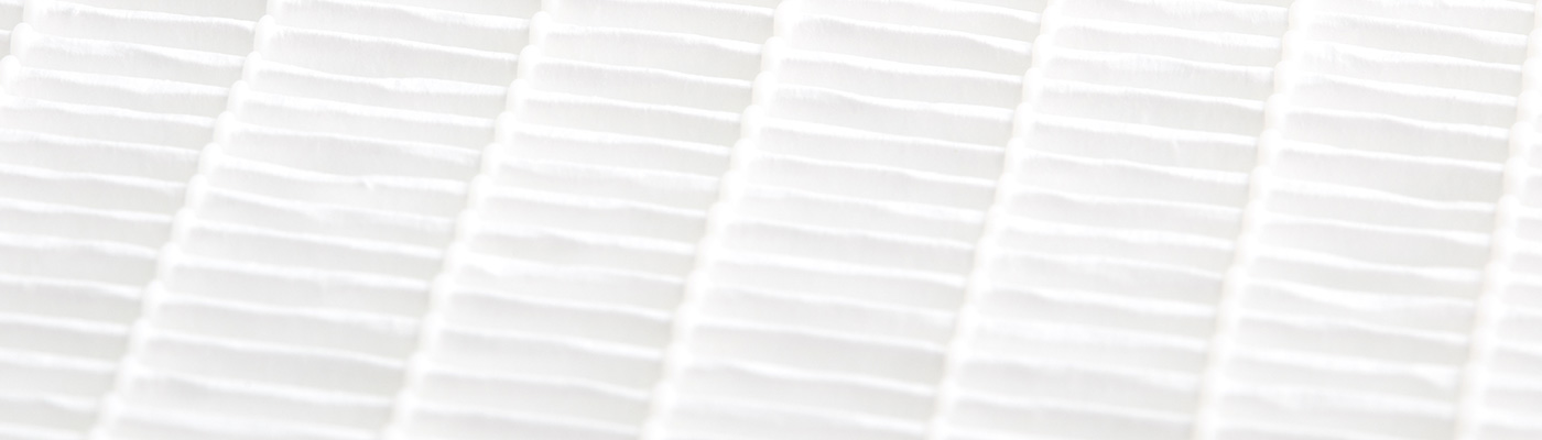 Close up of an air filter